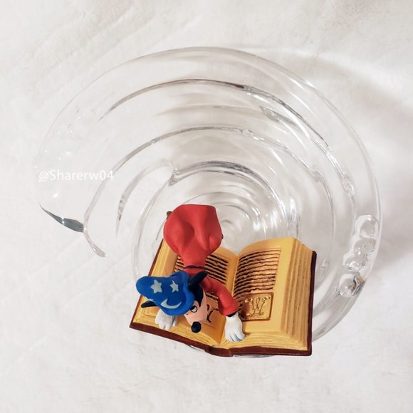 Disney Mickey's Magic Adventure Fantasia Crystal Whirlpool Sculpture - Picture 8 of 17